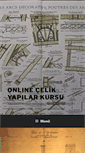 Mobile Screenshot of celikyapilarkursu.com